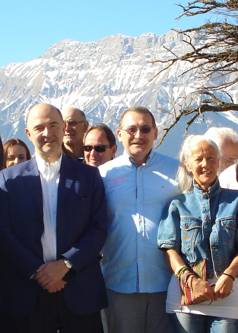 Joël, Claire et moscovici à St Firmin 310312