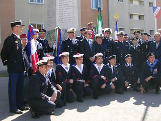 Photo député maire l'argentière marins 2012