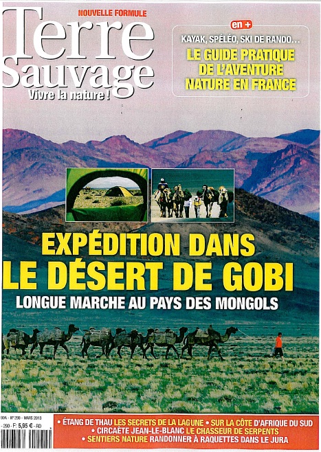 Terre Sauvage Mars 2013 N°290 (une) Joël Giraud Un parc national n'est pas une contrainte