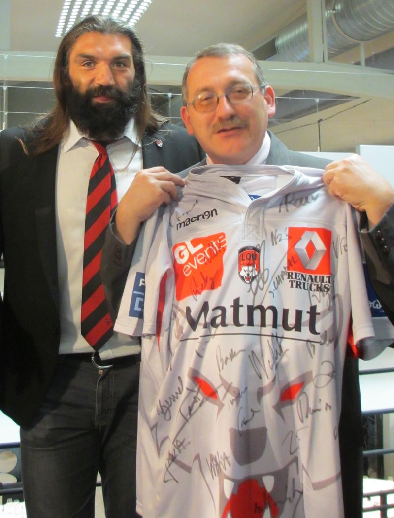 Avec seb chabal