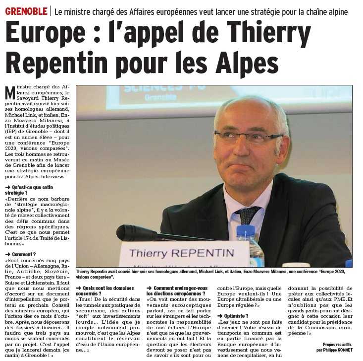 Appel de repentin pour les alpes DL 181013