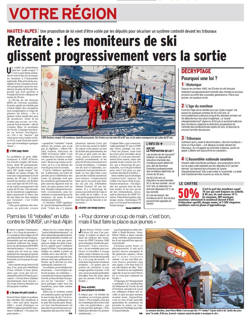 Moniteurs de ski DL 290114