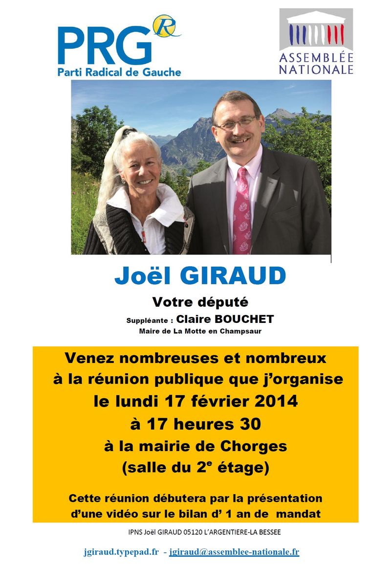 Réunion chorges 170214