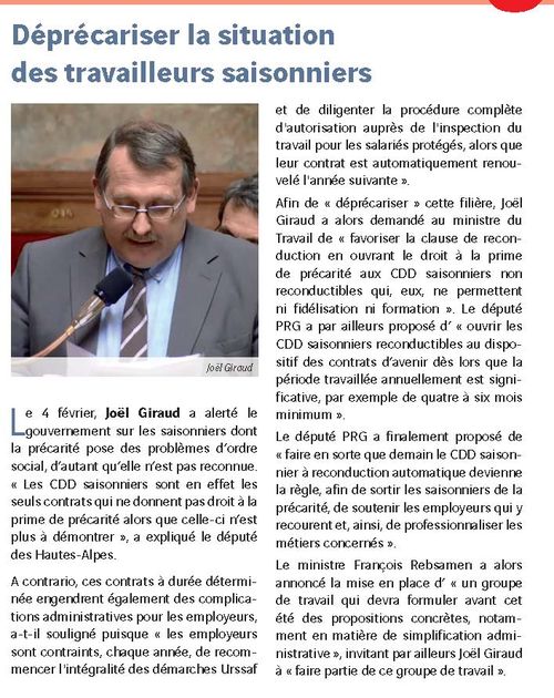 Journal PRG radical saisonniers JGIRAUD  fev 2015 1