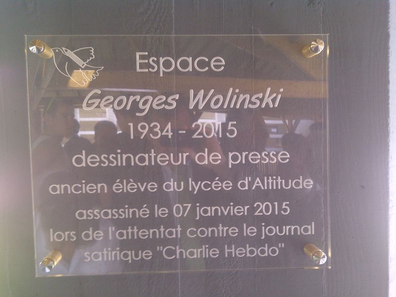 Plaque commémorative WOLINSKI